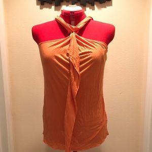 BcbgMaxazria Orange Halter